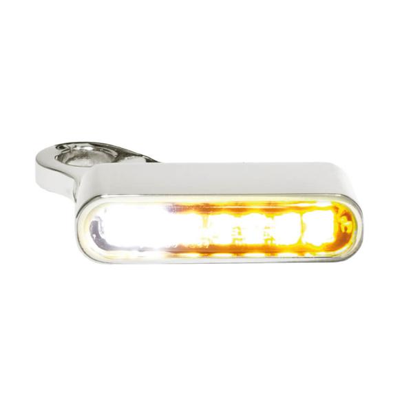 LED Armaturen Blinker-Positionslicht-Kombination SPORTSTER Modelle 14-, silber