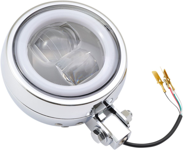 Led Hdlght Capsule120 Bott chrome