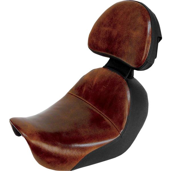 Lehne hinten Lariat - Lariat Optional Driver Lehne hinten Leather Distressed Brown Harley Davidson