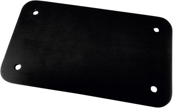 License Back Plate schwarz - License Backing Plate schwarz
