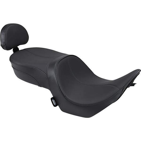 Low-Profile Touring Seat With Passenger Backrest