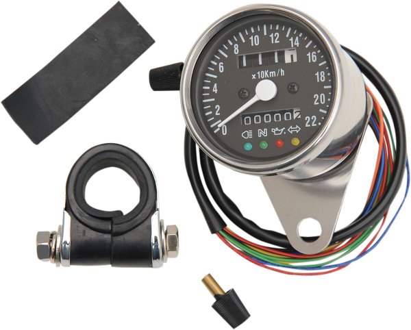 Mechanischer 2,4&quote; Mini Tachometer mit LED-Anzeigenlämpchen