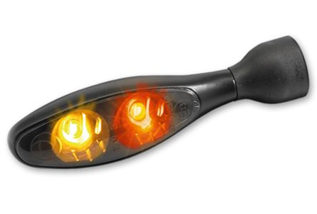 Micro 1000 Df Dk Led schwarz-schwarz - Micro 1000 Df Dark Led Turn/Bremse/hinten Beleuchtung hinten schwarz