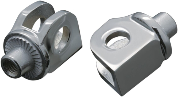 Montageteil Fußrasten Spl Ft Suz - Splined Fußrasten Adapters für Can-Am Honda & Suzuki Chrome