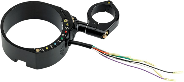 Montageteil Tachometer schwarz XL 14-19 - Montageteil Assembly Seitliche 39mm W/ Swivel Klemme Tachometer schwarz