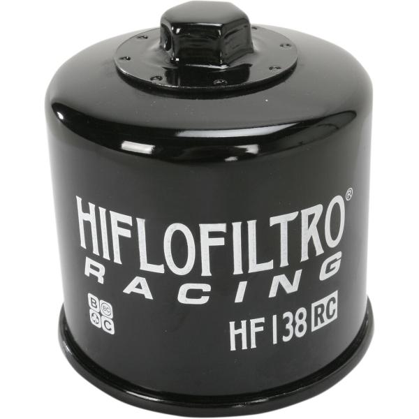 Ölfilter Hf138 Racing - Ölfilter Spin-On Racing With Nut Paper Glossy schwarz