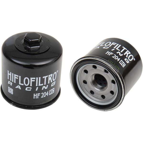 Ölfilter Hf204 Racing - Ölfilter Spin-On Racing With Nut Paper Glossy schwarz