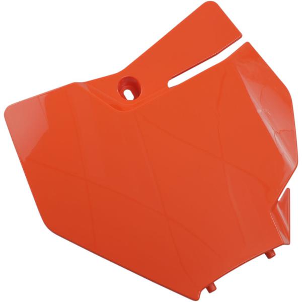 Plate # Ktm85 18- orange - Front Number Plate Ktm orange