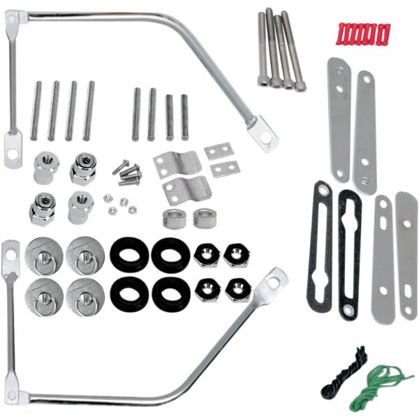 Quick Scheibe Support Dyna - Specific Fit Docking Post Fastener Kit Chrome