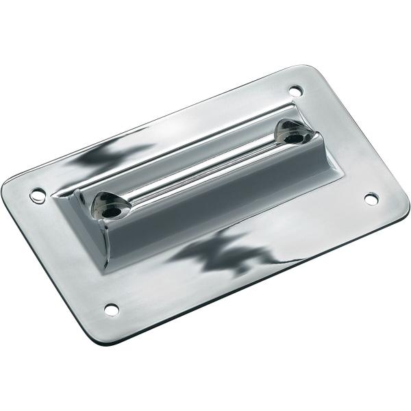 Rahmen License Lay Down - License Plate Holder Chrome