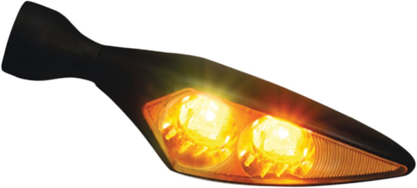 Rhombus Ex schwarz Fl/hinten - Micro Rhombus Extreme Led Blinker Fl/hinten schwarz