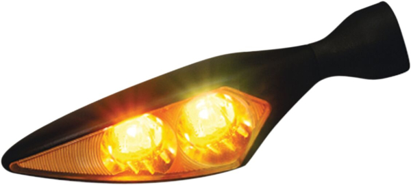 Rhombus Ex schwarz Fr/Rl - Micro Rhombus Extreme Led Blinker Fr/Rl schwarz