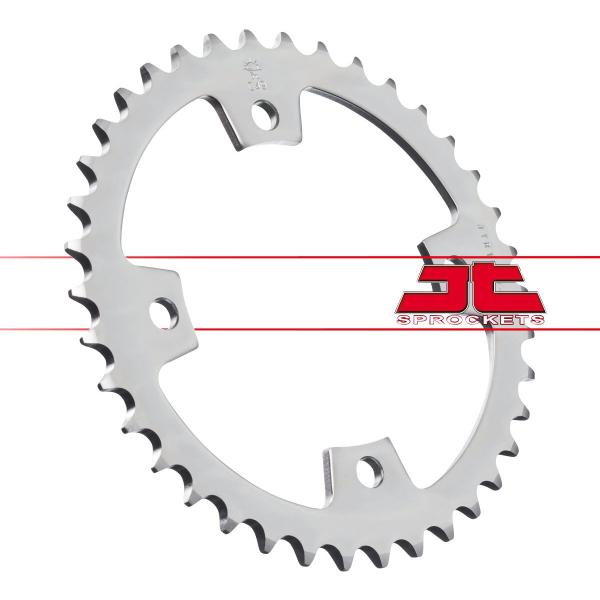 Ritzel hinten 38t 520 - Jtr1072.38 hinten Ersatz Ritzel 38 Teeth 520 Pitch Natural C49 High Vergaser Steel