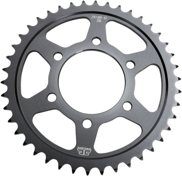 Ritzel hinten 42t 525 schwarz - Jtr1489.42zbk hinten Ersatz Ritzel 42 Teeth 525 Pitch Natural C49 High Vergaser Steel