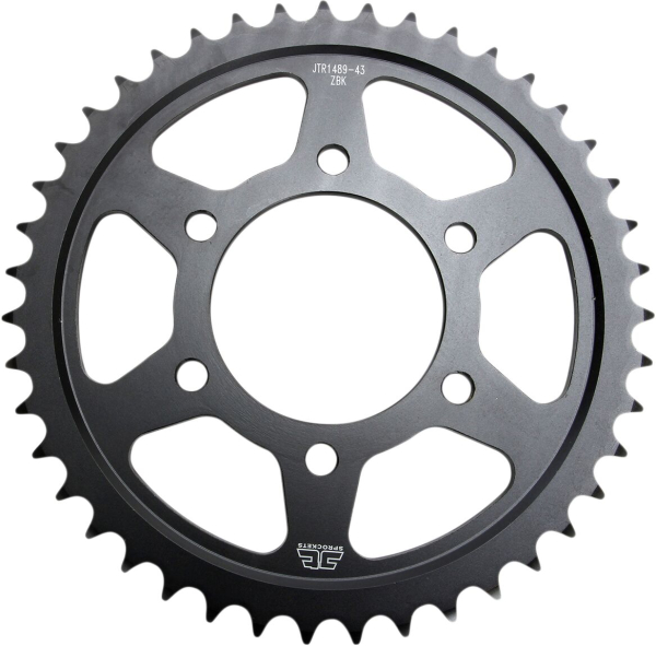 Ritzel hinten 43t 525 schwarz - Jtr1489.43zbk hinten Ersatz Ritzel 43 Teeth 525 Pitch Natural C49 High Vergaser Steel
