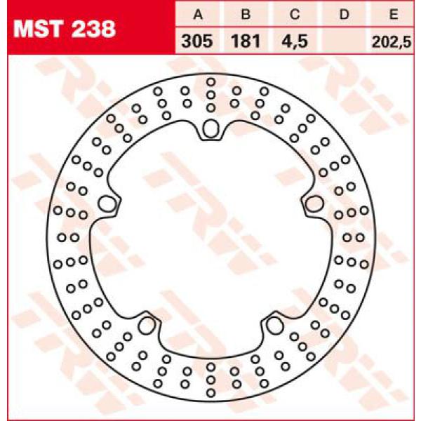 Rotor Trw Mst238 - Bremse Rotor Fixed 305 rund Front