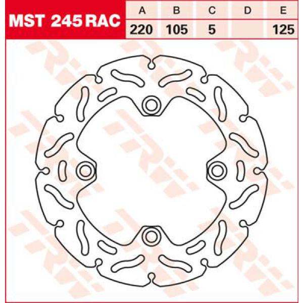 Rotor Trw Mst245rac - Bremse Rotor Fixed 220 Rac-Design