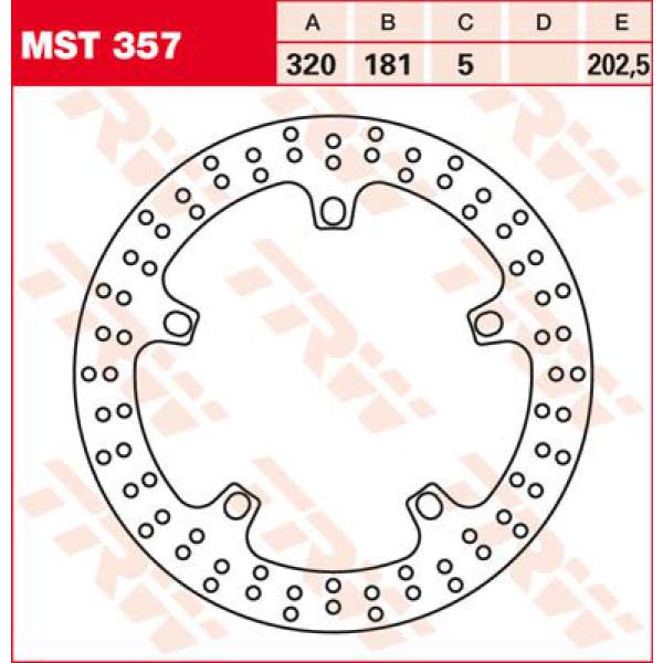 Rotor Trw Mst357 - Bremse Rotor Fixed 320 rund Front