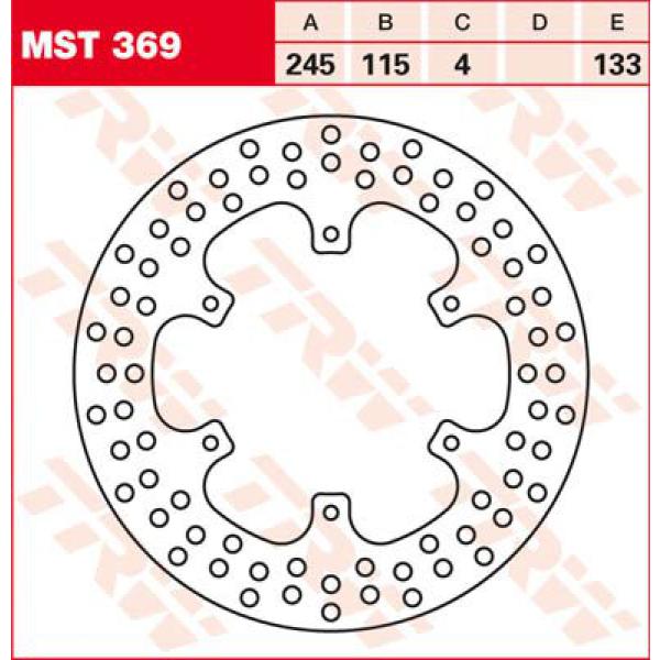 Rotor Trw Mst369 - Bremse Rotor Fixed rund