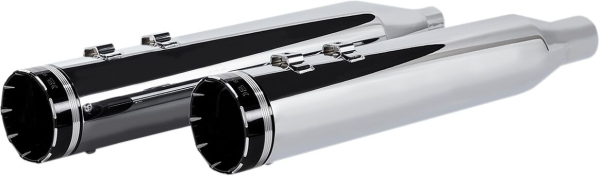 Schalldämpfer 4.5 W/T 17+Flt C - Schalldämpfer Tracer Tip Slip-On 4.5&quote; High Performance Plus Chrome