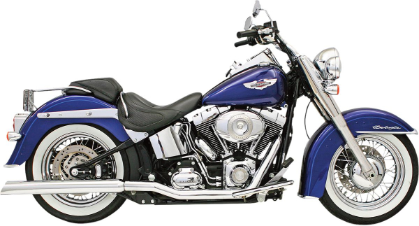 Schalldämpfer Slant Cut chrome - Schalldämpfer Slant Cut für True doppels Chrome