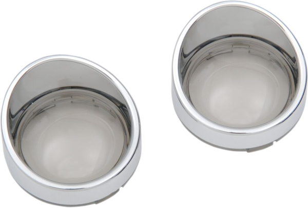 Schirmförmiger Zierring und Glas