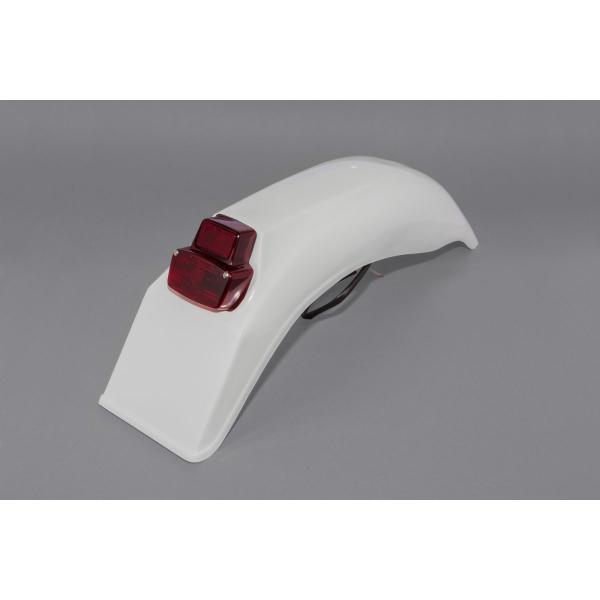 Schutzblech hinten Univ Wht - Oldtimer Uni Enduro hinten Schutzblech W/ Licht hinten (79-89) White