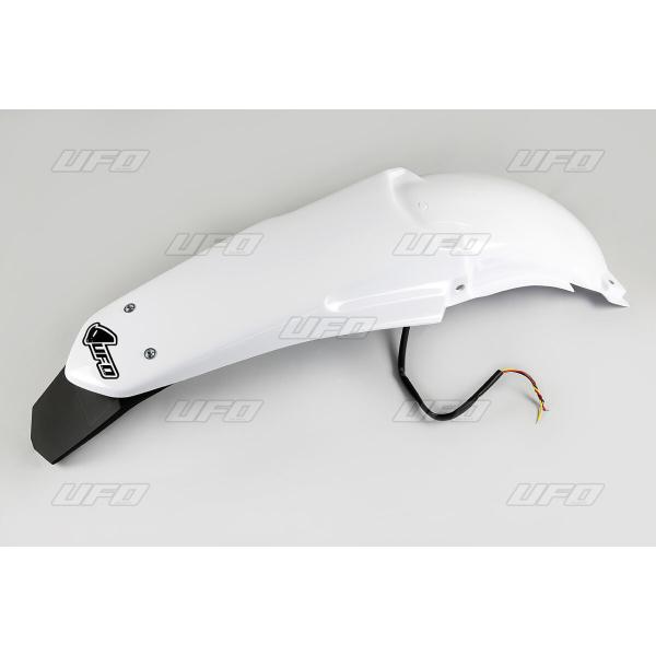 Schutzblech hinten W Led Yz Wh - Enduro hinten Schutzblech W/ Led-Beleuchtung Yamaha Yz125/250 White