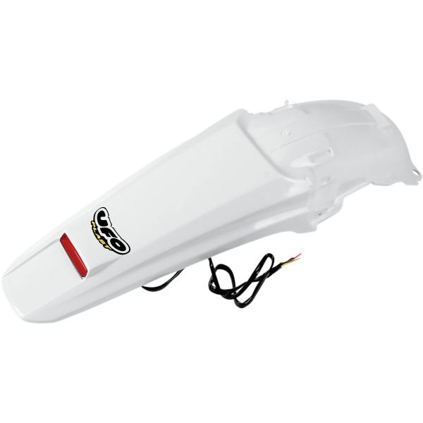 Schutzblech R/Beleuchtung Crf450x Wh - Enduro hinten Schutzblech W/ Led-Beleuchtung Honda Crf450x White