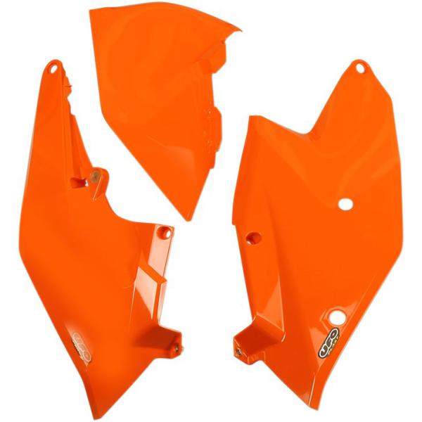 Seitliche Tafel Airbx Ktm 16-18 Or - Seitliche Tafeln W/Airbox Abdeckung Ktm Sx/Sx-F/Exc orange