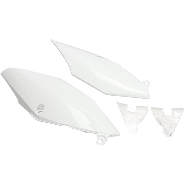 Seitliche Tafel Crf450r/Rx 17 Wht - Seitliche Tafeln Honda Crf450r/Rx White