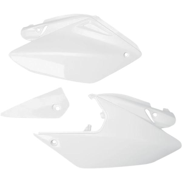 Seitliche Tafeln Crf250x Wht - Seitliche Tafeln Honda Crf250x White