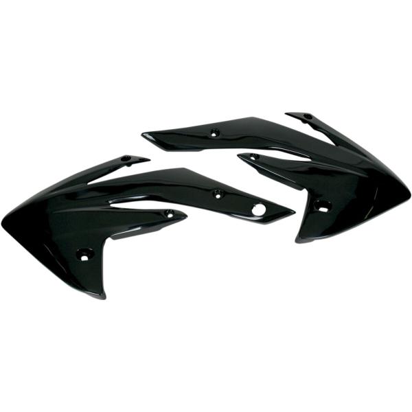 Shroud Rad Hon Crf150 Bk - Kühlerhülse Covers Honda Crf150r schwarz