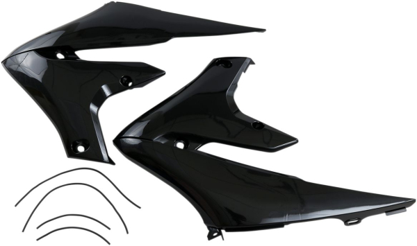 Shroud Rad Yzf450 18- schwarz - Kühlerhülse Covers Yamaha schwarz