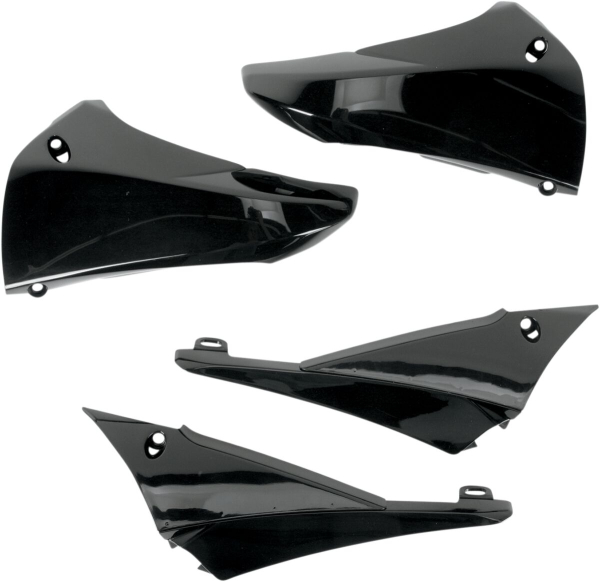 Shroud Upper Yzf450 10-13 schwarz - Upper Kühlerhülse Covers Yamaha Yz450f schwarz