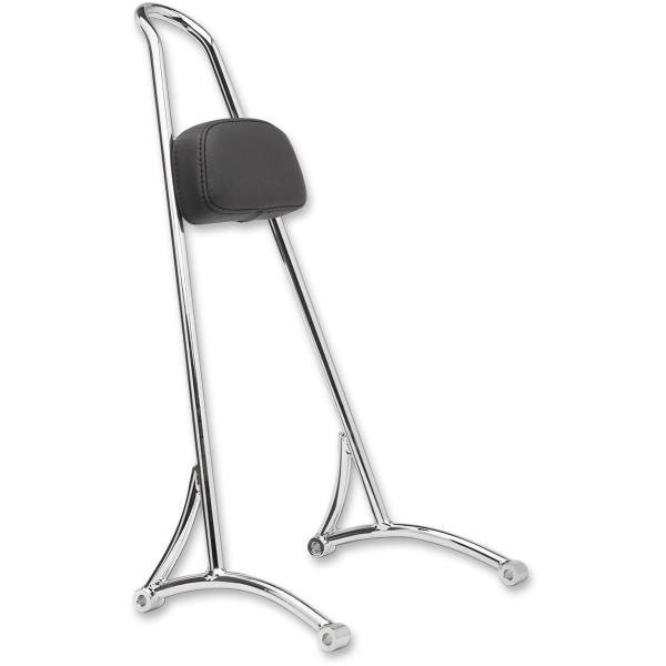 Sissy Bar 96-03 Tall chrome - Sissy Bar Tall W/Unterlage Chrome