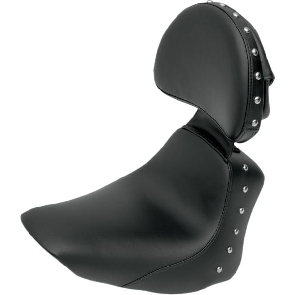 Sitz Hlsdwn Stud Br Flstc - Solo Sitz Heels Down Front Saddlegel™ Studded schwarz|Natural