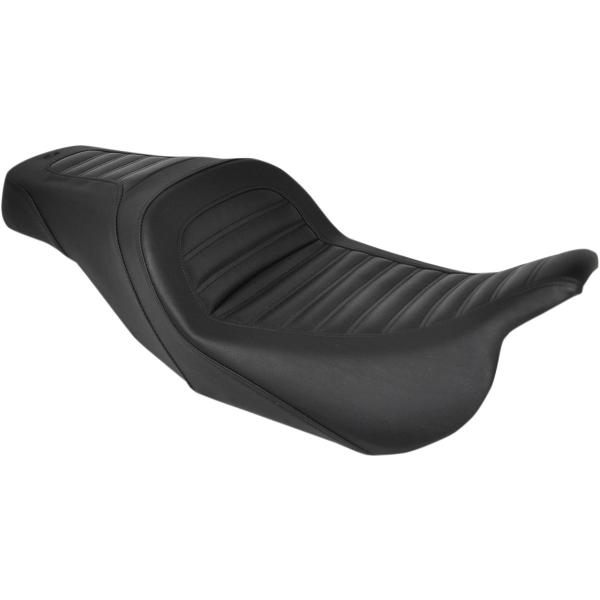 Sitz Roll Pleat Slim - 2-Up Sitz Slim Front|hinten Saddlehyde™|Saddlegel™ schwarz