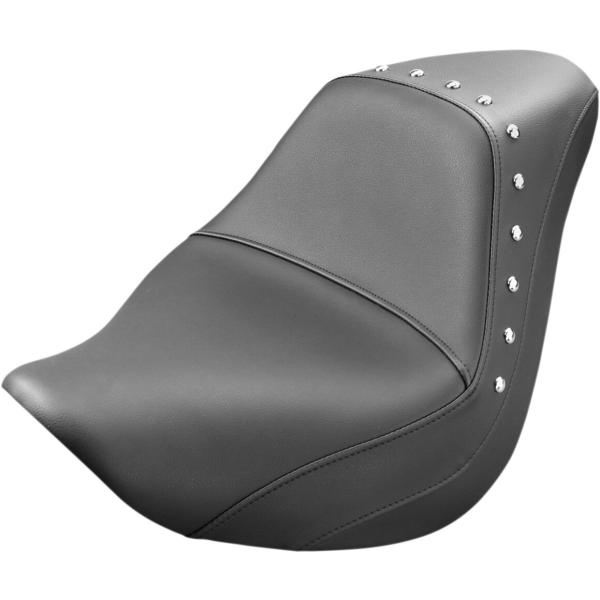 Sitz Solo Stud Vn900 - Solo Sitz Renegade™ Front Saddlehyde™|Saddlegel™ Studded schwarz|Natural