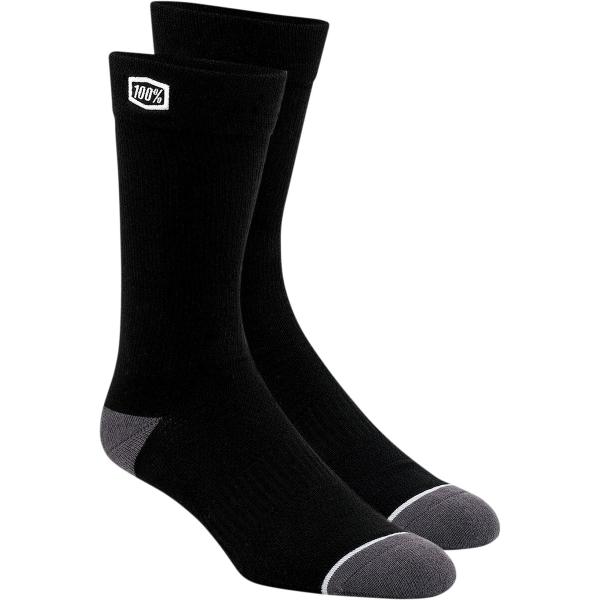 Sock Solid Bk Lg/XL