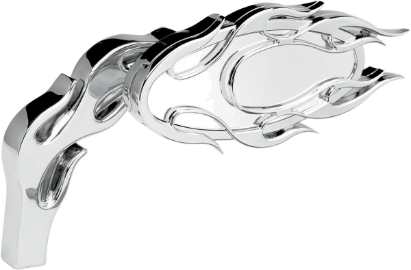 Spiegel Alt Flmd R chrome - Spiegel Flamed Micro Chrome Right