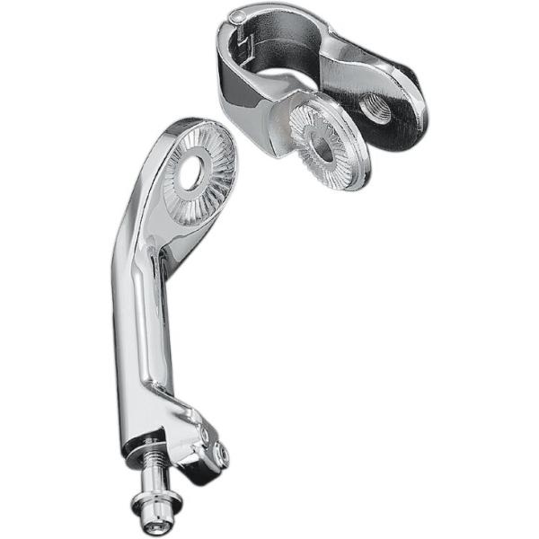 Tourtech Cruise Fußrasten Mnt L - Cruise Mounts Tour Tech Long Arm Chrome