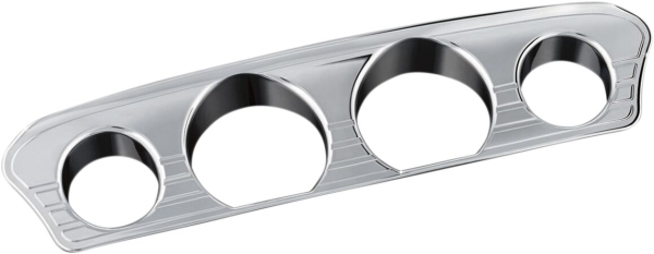 Trim Gauge Tri-Line chrome - Gauge Trim Tri-Line Chrome