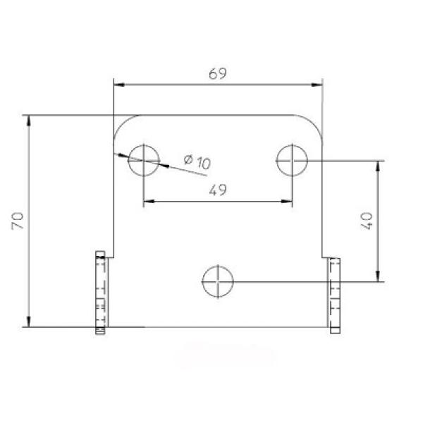 Universal Halter Typ 3, schwarz