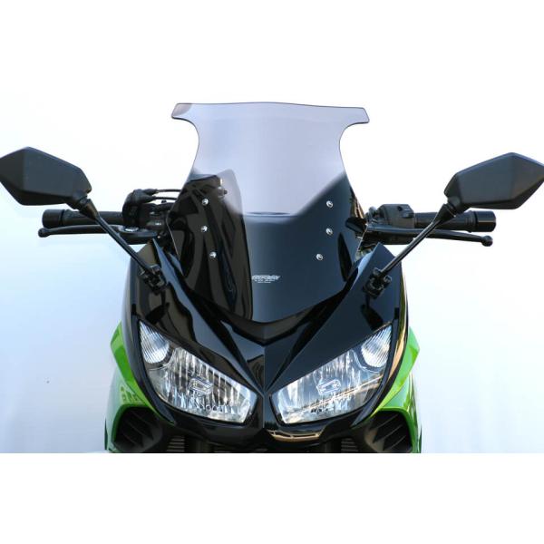 Verkleidungsscheibe, KAWASAKI Z 1000 SX, 11 - 16, schwarz, Originalform OM