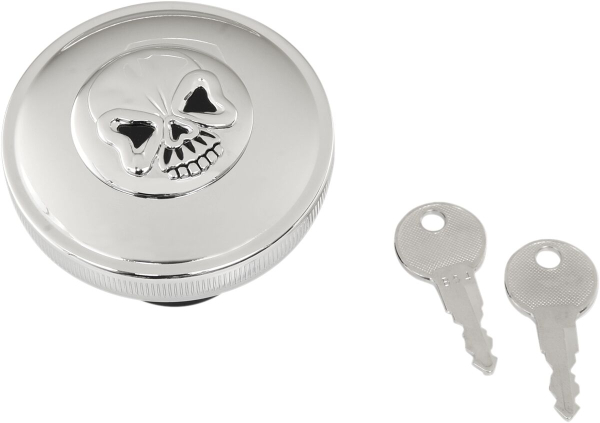 Verschließbarer Tankdeckel mit Totenkopf zum Einschrauben