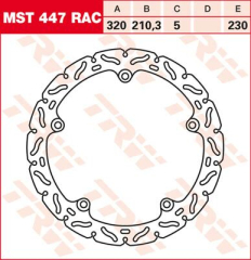 Bremse Rotor Fix Rac L/R - Bremse Rotor Non-Floating Rac-Design