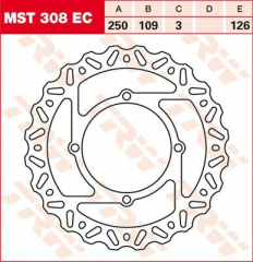 Bremse Rotor Fix Wave L/R - Bremse Rotor Fixed Ec-Cross-Design Wave