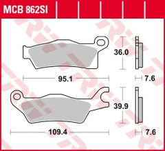 Bremse Unterlage Sinter Offroad - Bremse Unterlage Si Sinter Offroad
