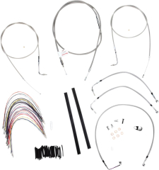 Control Kit Ss 97 Flh 18 - Kabel Kit 18" Braided Edelstahl Lenker W/O Abs